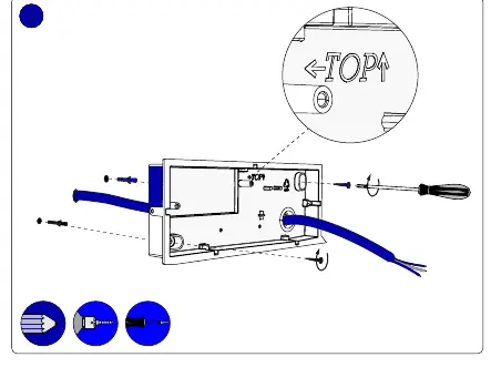 Drilling and securing the base