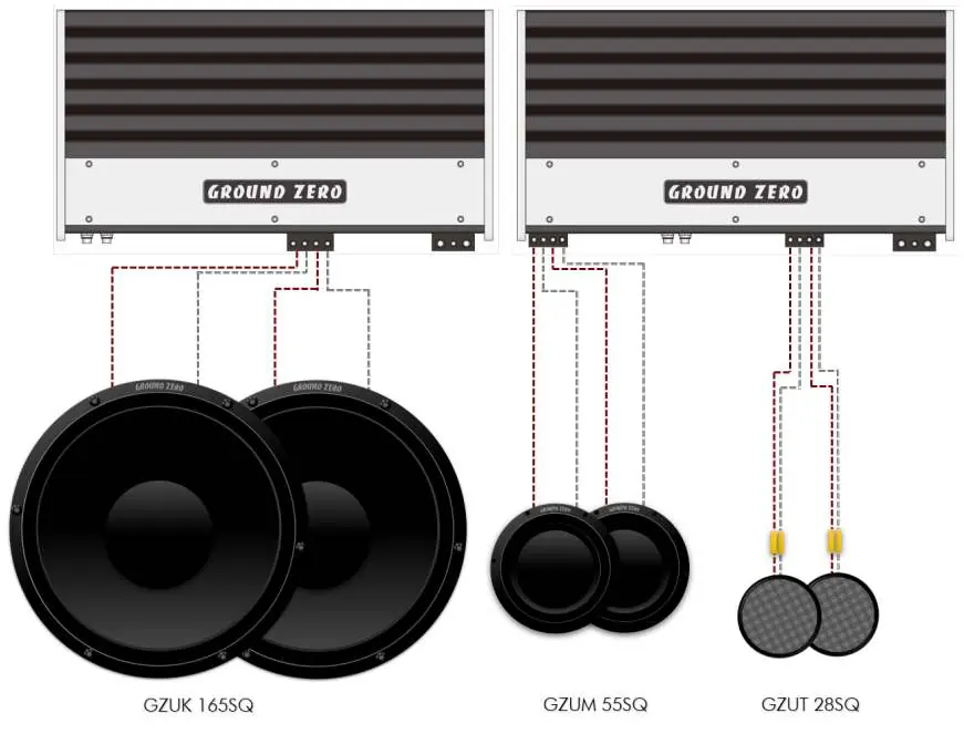Wiring example for GZUC 165.3SQ-ACT.