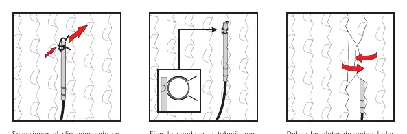 Probe installation steps