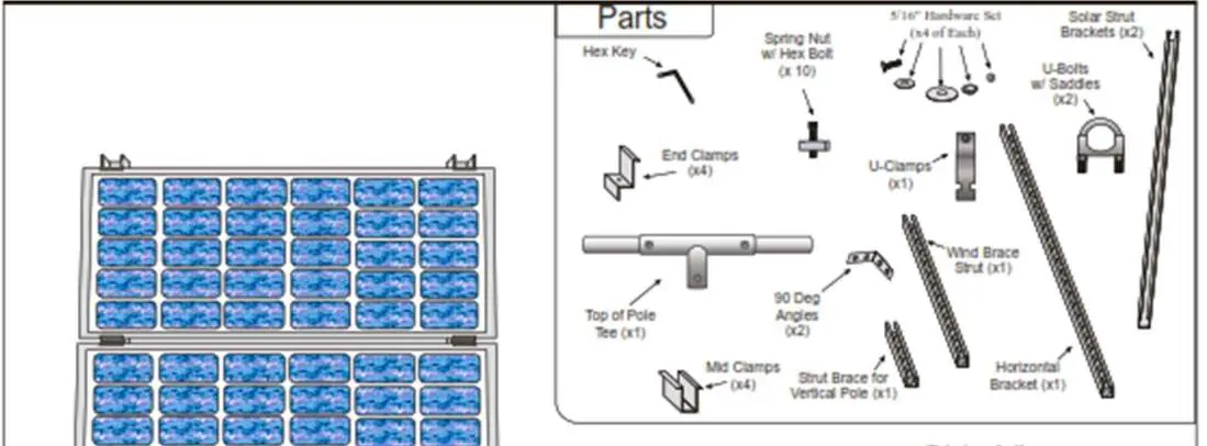 Top-of-Pole Mount Parts