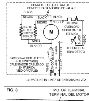 Wiring diagram for Model 167FT.