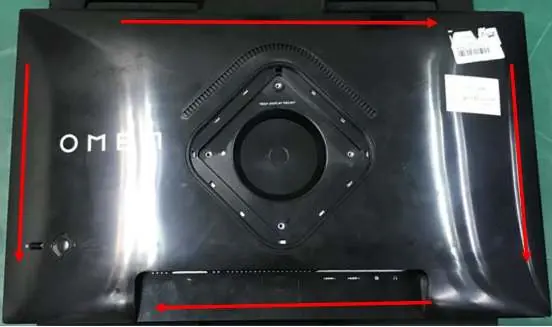 Removing hinge screws