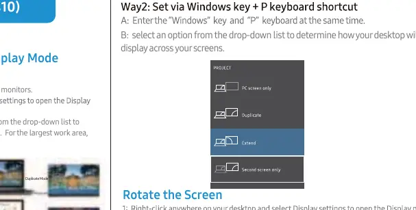 Windows 10 Display Settings