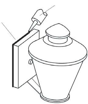 Diagram showing where to apply caulk for weatherproofing.