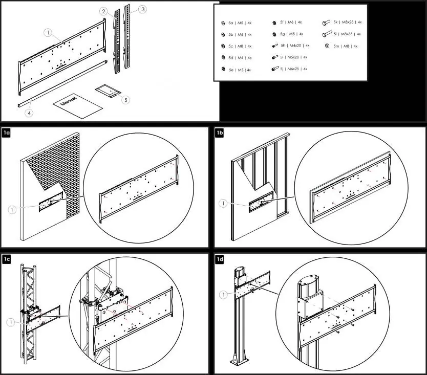 Wall plate mounting options for different surfaces