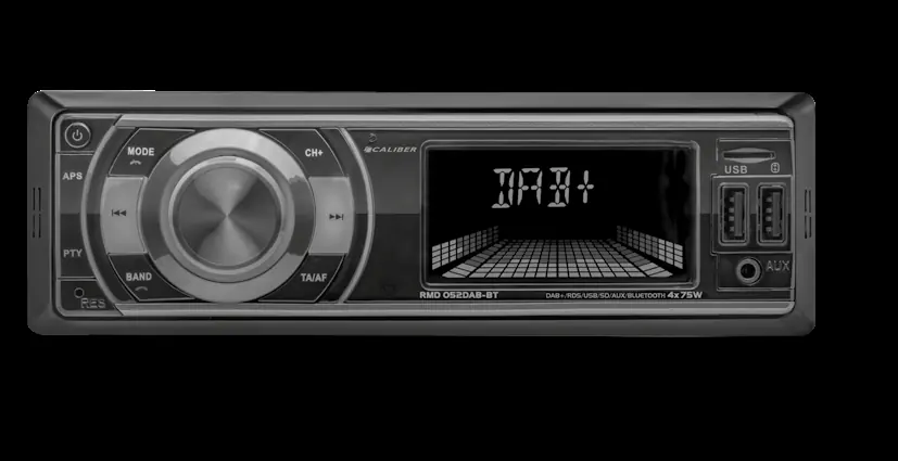 Caliber RMD 052DAB-BT front panel layout