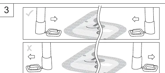 Step 3: Securing the toy bar