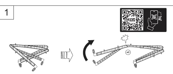 Step 1: Connecting toy bar sections