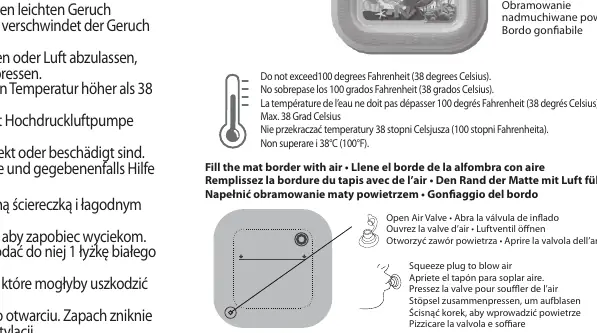 Inflation valve operation