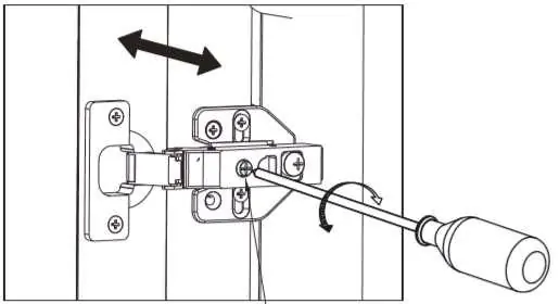 Hinge adjustment