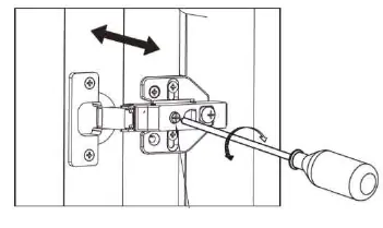 Hinge adjustment