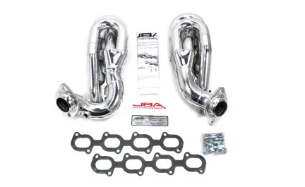 JBA Performance Exhaust 1695S Cat4Ward Headers and included hardware.
