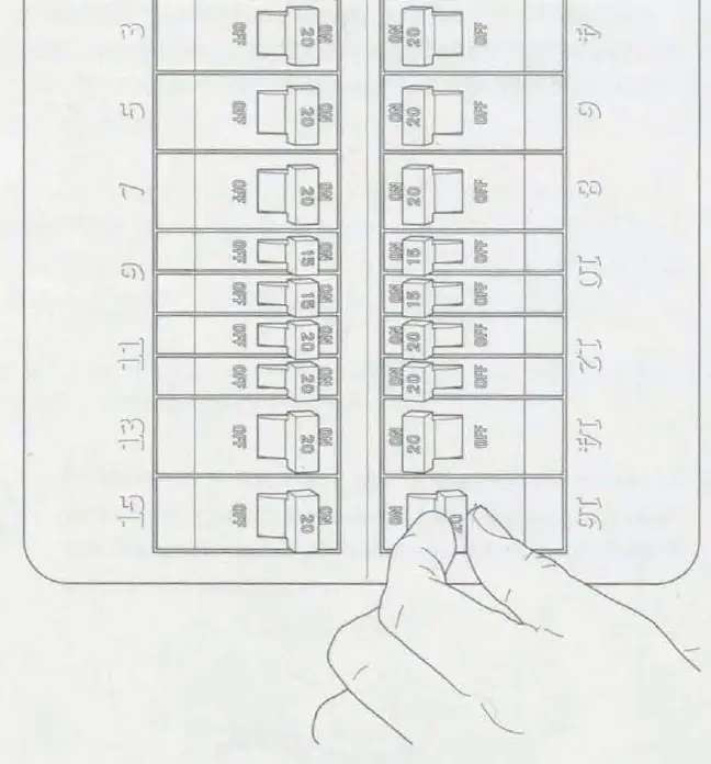 Circuit breaker panel