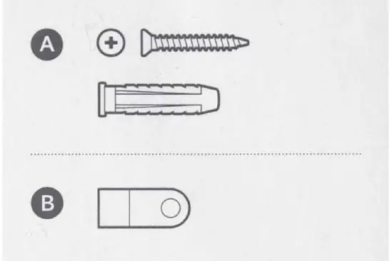 Included mounting hardware