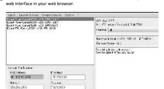 GBL_Conf software interface