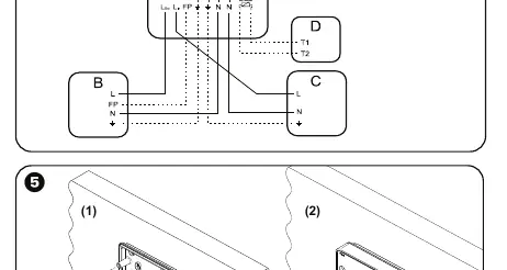 Wiring diagram for the Wiser 16A Relay