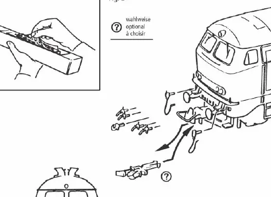 Fitting optional parts