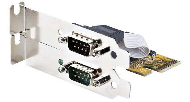 StarTech 2-Port Low-Profile PCIe RS232 Serial Card