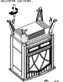Assembly of the feet