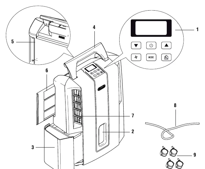Unit components and accessories