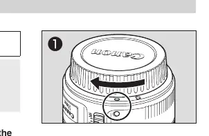 Attaching the dust cap