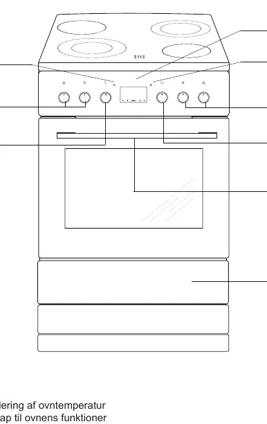 Cooker control panel and components