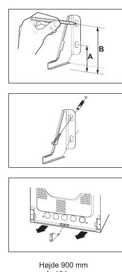 Anti-tip bracket installation