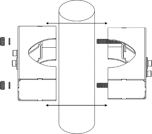 Mounting using Pole Clamp