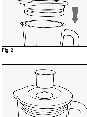 Placing the lid on the goblet