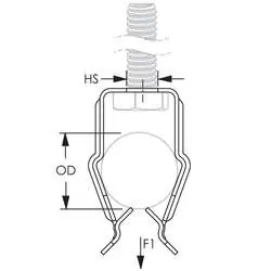 Vertical mounting diagram