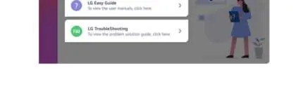 Accessing LG PC Manuals software