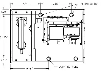 MX16US Mounting Dimensions