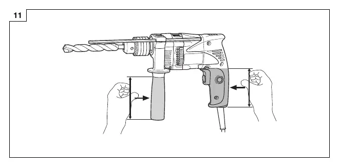 Proper holding technique