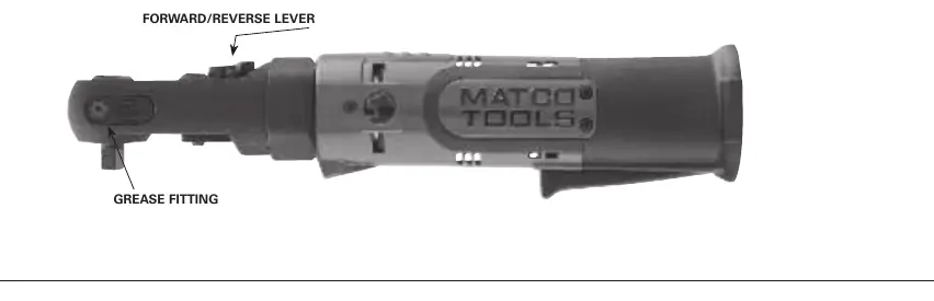 Tool components and grease fitting location