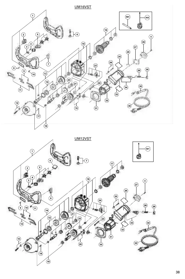 Exploded parts diagram