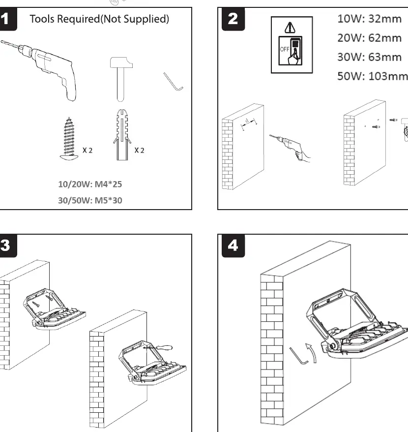 Installation steps and required tools