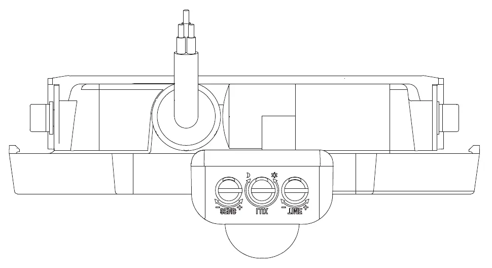 Sensor adjustment knobs