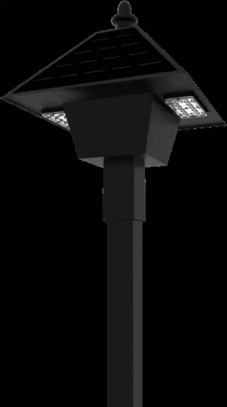 Soltech Richmond Solar Bus Stop Light fixture head