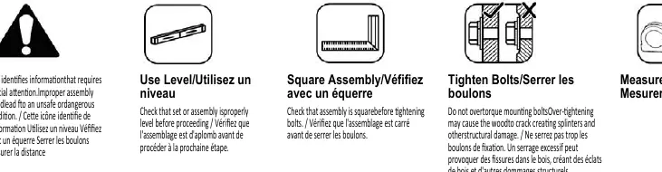 Tools required for assembly