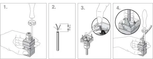 IDC method of termination steps