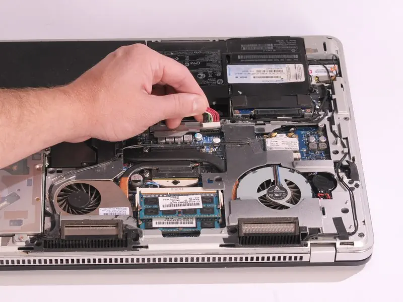 Disconnecting the battery cable.