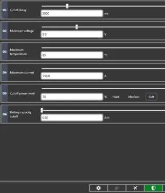 Protection Settings Interface