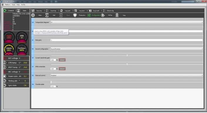 Configuration settings