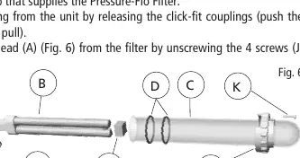 Cleaning the indicator (Fig 4) and cleaning blades (Fig 5).