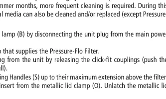 Securing the lid clamp and safety lock (Fig 3).
