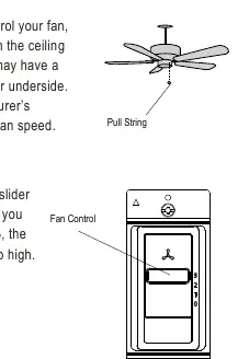 Slider operation and pull string adjustment.