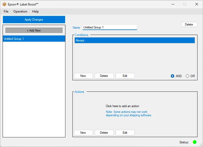 Manage rule groups