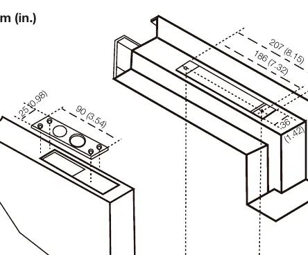 Hole size requirements for installation