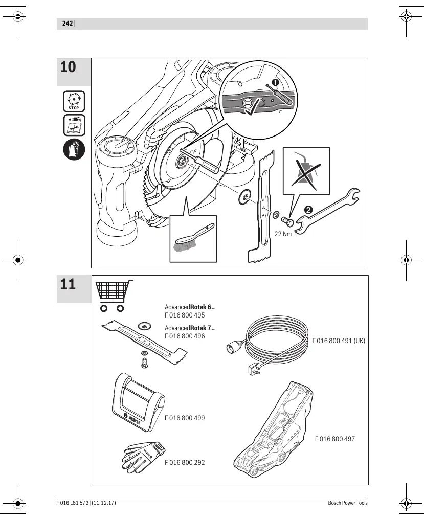Blade maintenance and replacement