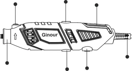 Rotary tool components diagram